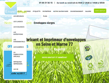 Tablet Screenshot of enveloffset.com